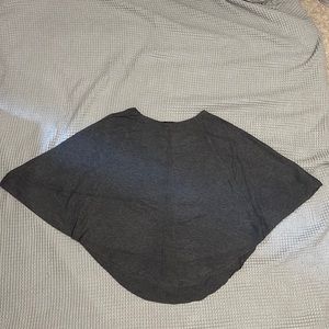 The Limited Gray Capelet Sweater
